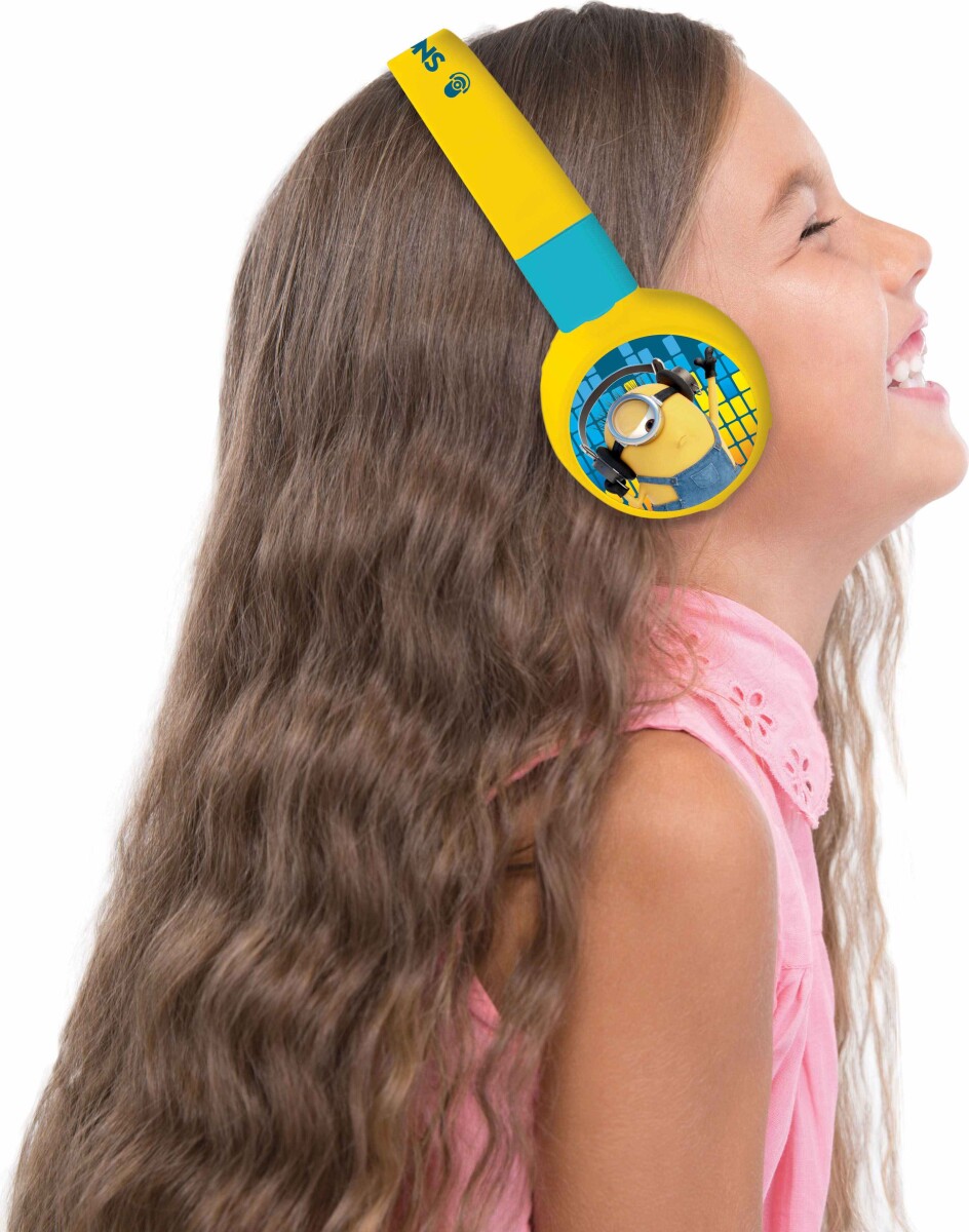 Lexibook - Minions - Trådløse Høretelefoner Til Børn - 2-I-1