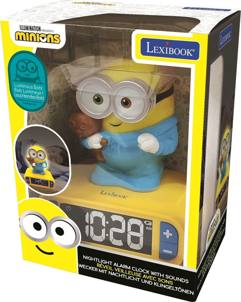 Minions - Vækkeur Med Lys Til Børn - Digital - Lexibook