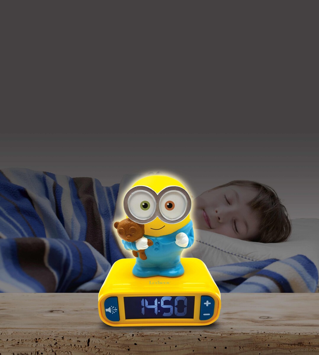 Minions - Vækkeur Med Lys Til Børn - Digital - Lexibook