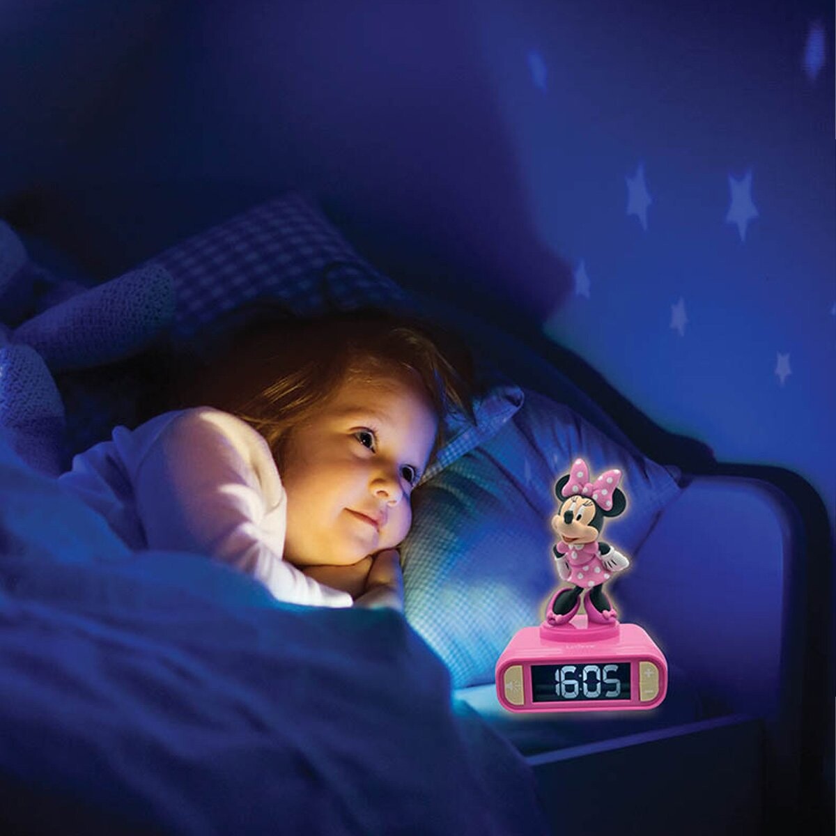 Lexibook - Minnie Mouse - Vækkeur Med Lys Til Børn - Digital