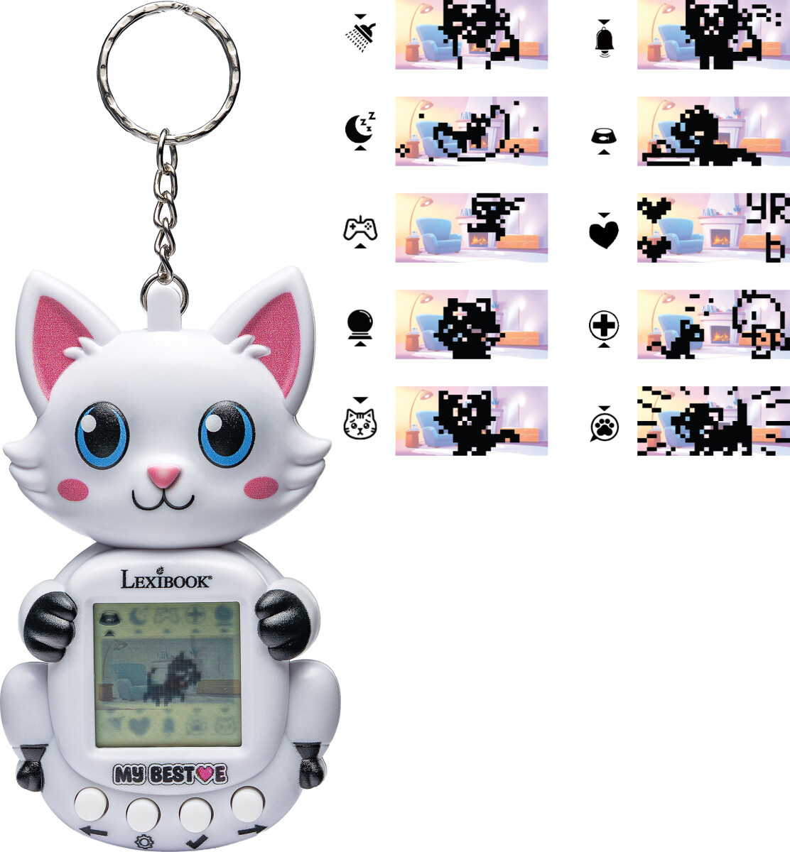 Lexibook - My Bestie - My Digital Companion - Nøglering Kat