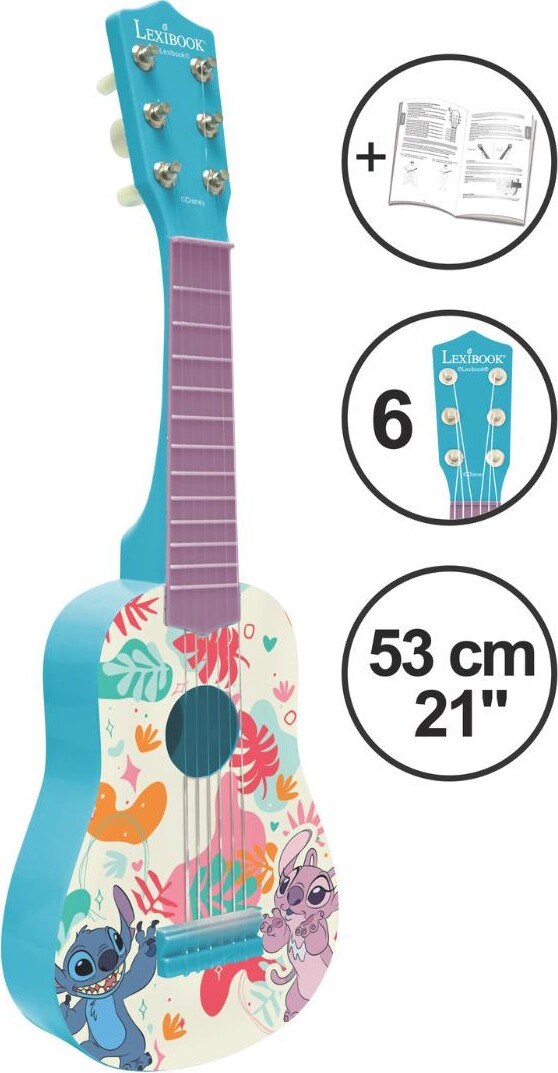 Stitch - Guitar Til Børn - 53 Cm - Lexibook