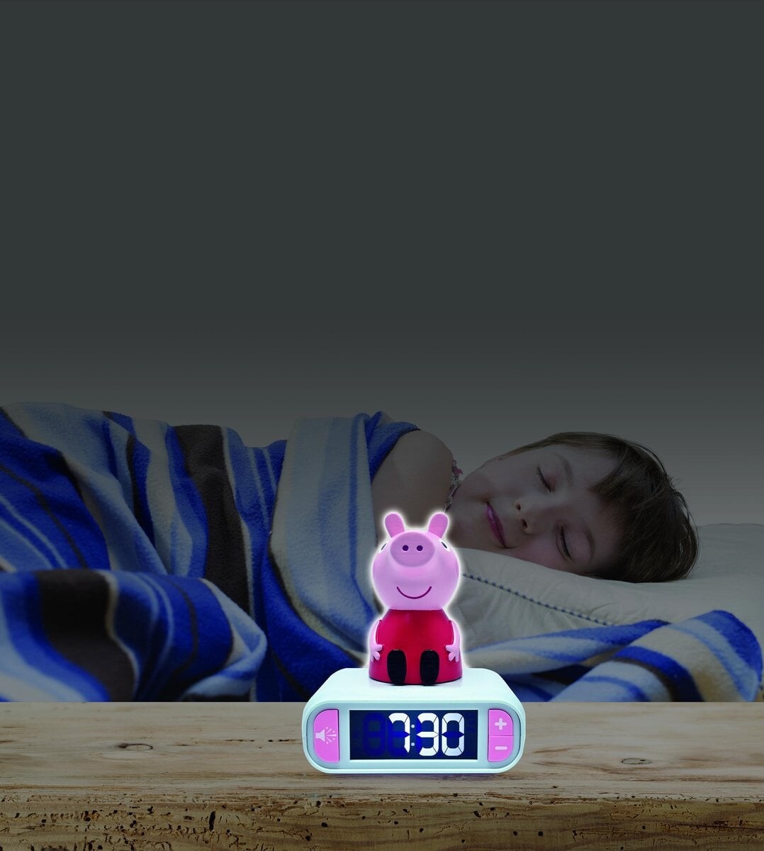 Lexibook - Peppa Pig Night Light Vækkeur Med Lyde