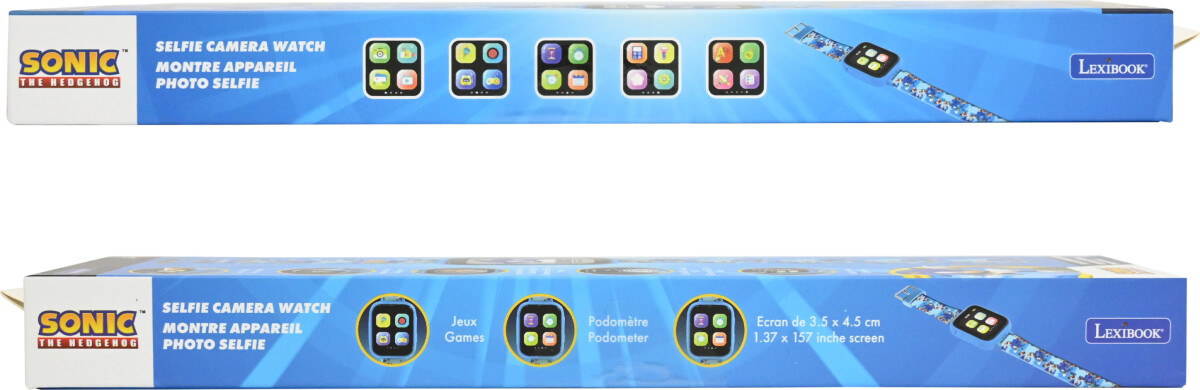 Sonic - Ur Med Kamera - Armbåndsur Til Børn - Lexibook
