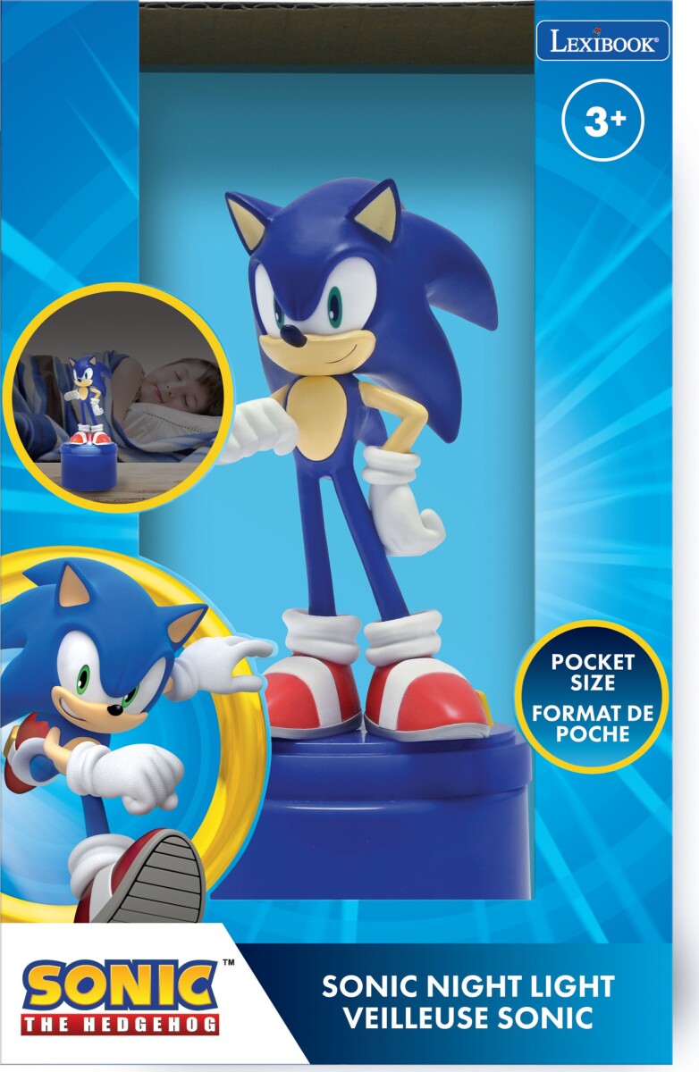 Sonic - Natlampe Til Børn - Lexibook