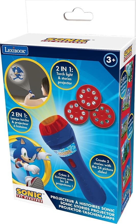 Lexibook - Sonic - Stories Projektor Og Lommelygte Til Børn