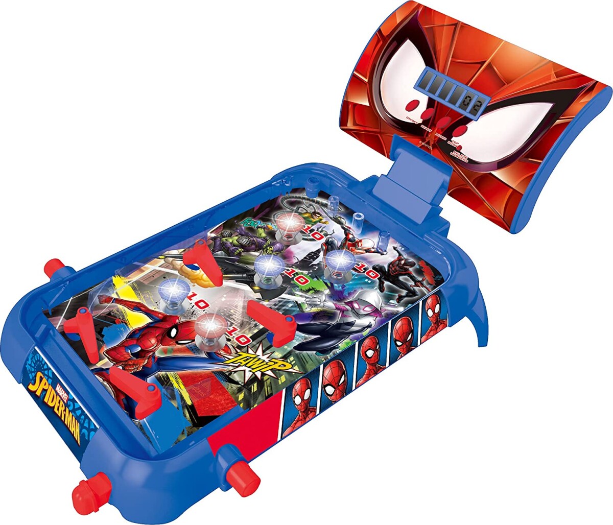 Spiderman - Pinball Spil Med Lys Og Lyd