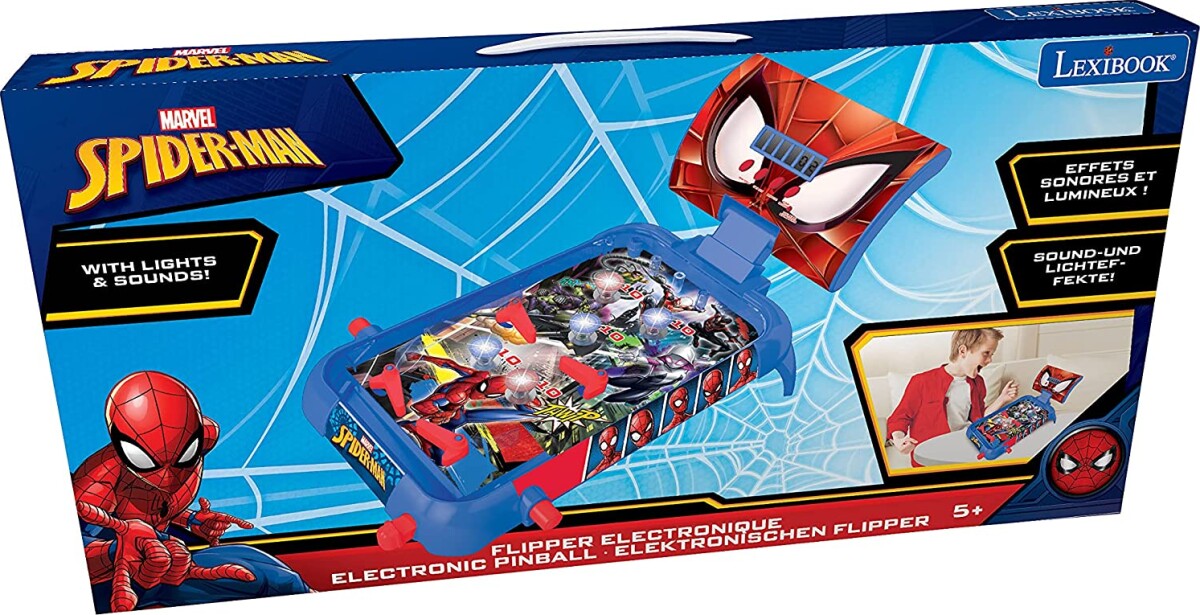 Spiderman - Pinball Spil Med Lys Og Lyd