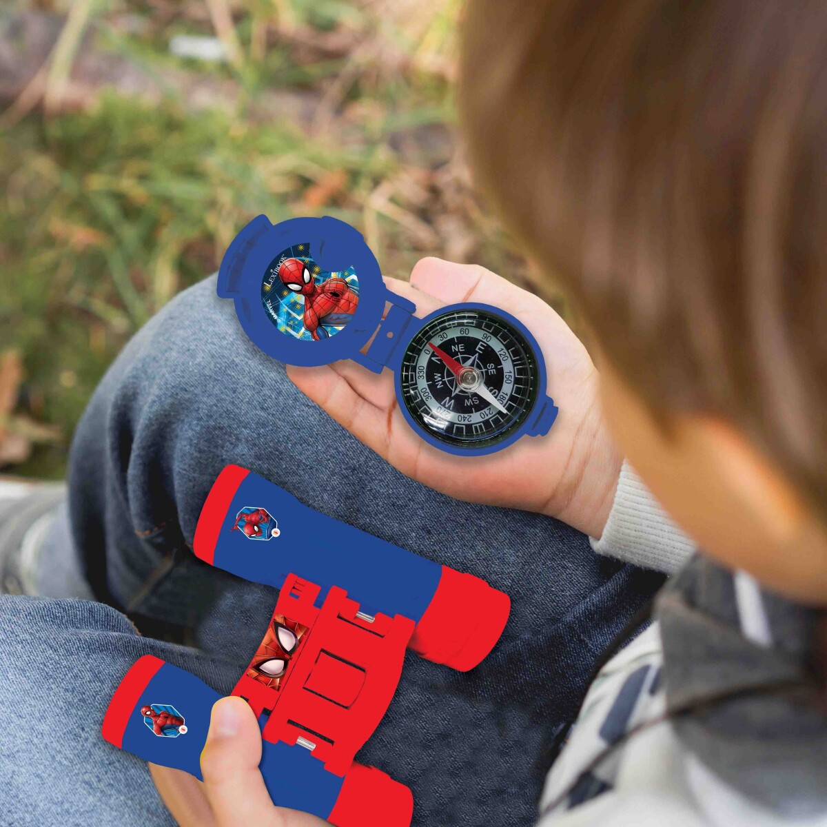 Spiderman Legetøj - Walkie Talkie Sæt Med Kikkert - Lexibook