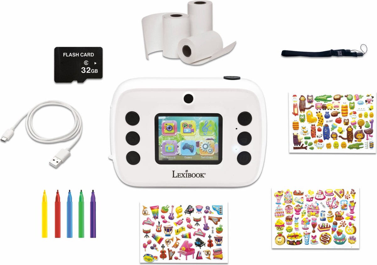Lexibook - Starcam Print - Digital Instant Kamera Til Børn