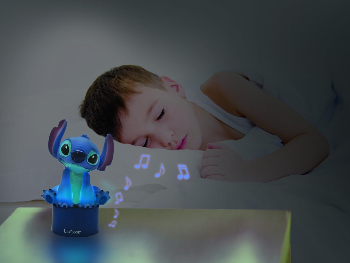Stitch - Natlampe Med Højtaler - Lexibook