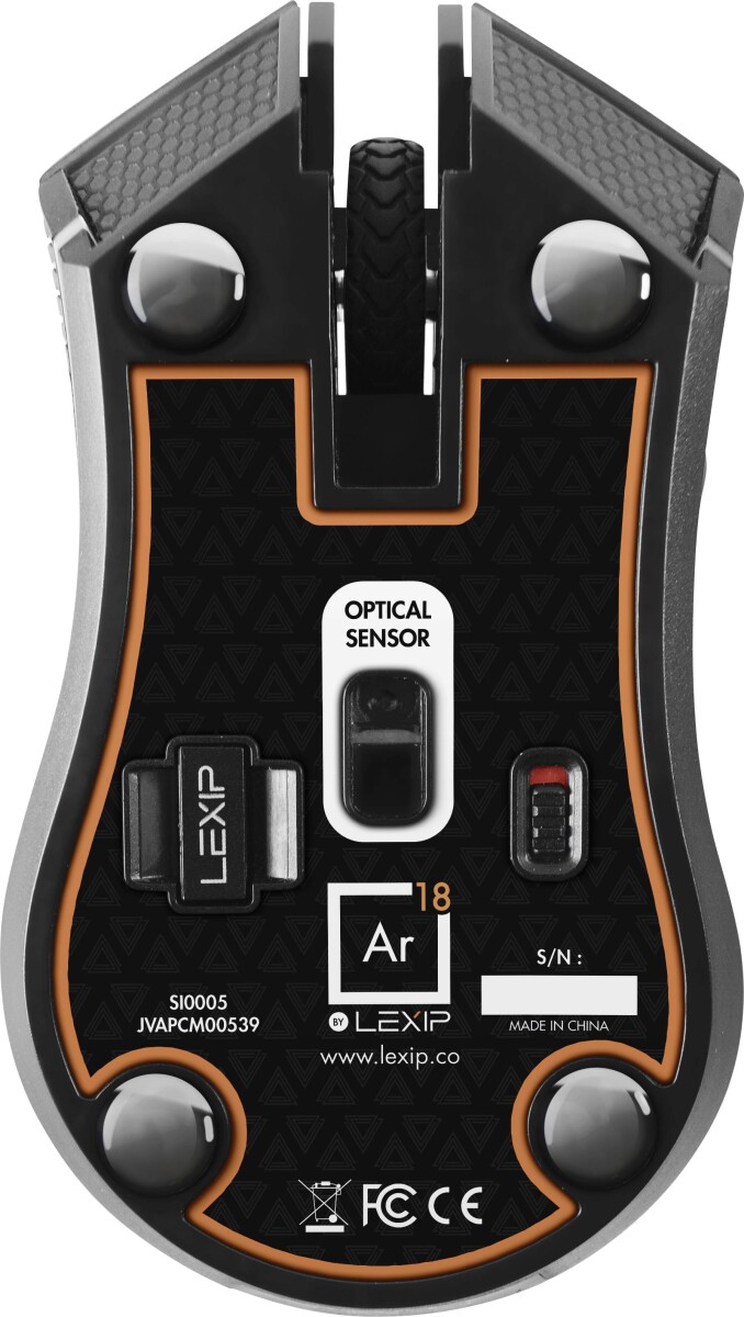 Lexip Gaming - Ar18 Aero Speed - Wireless Wired Gaming Mouse