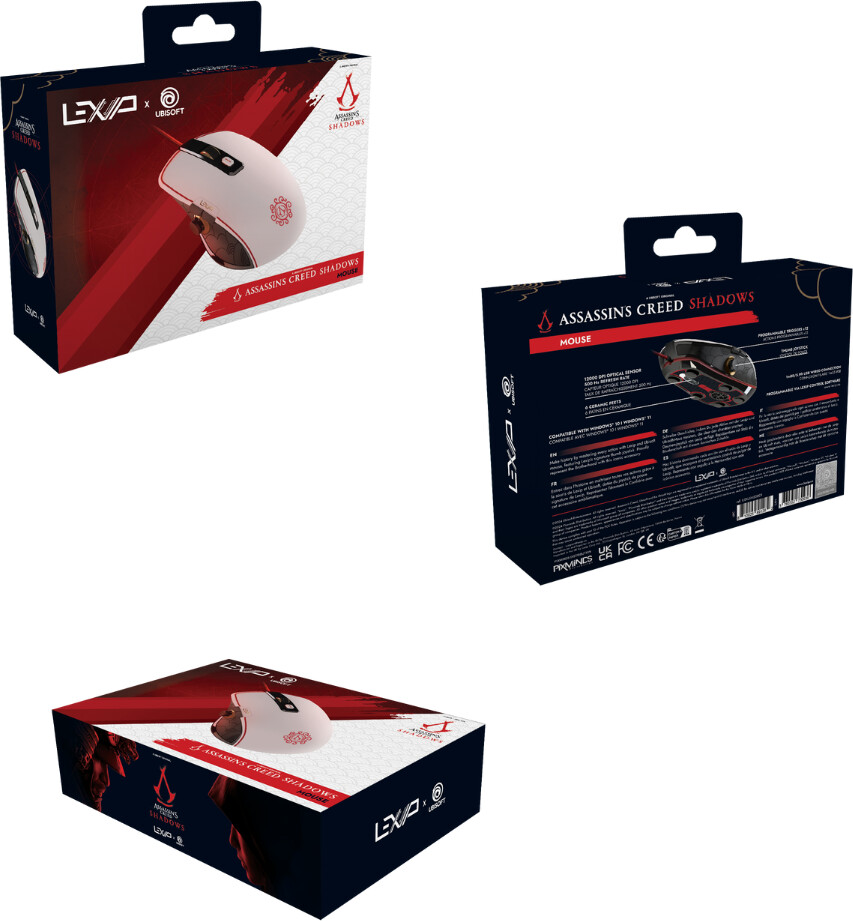 Lexip X Ubisoft - Assassin S Creed - Shadows Mouse