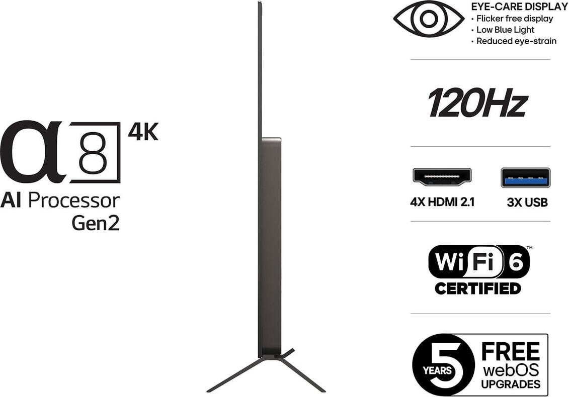 Lg - 55 Oled Oled55B56La Ai B5 4K Smart Tv 2025