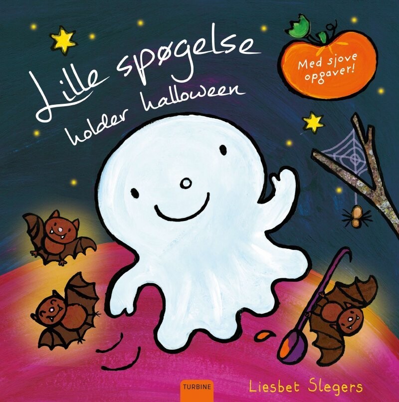 Lille Spøgelse Holder Halloween