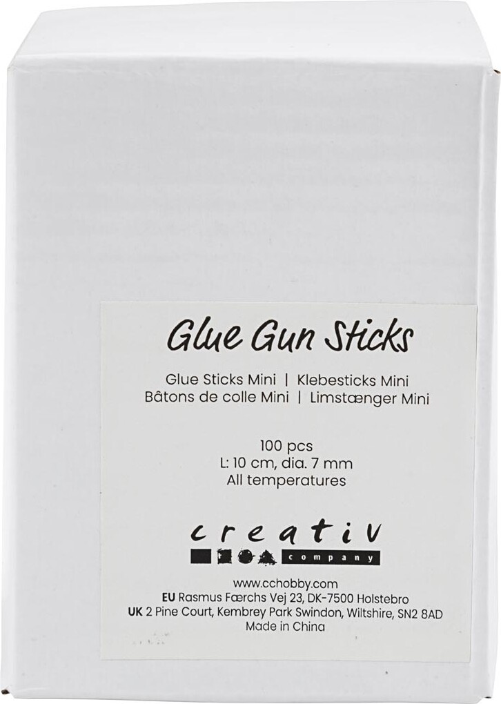 Limstænger Mini - L 10 Cm - Ø 7 Mm - 100 Stk