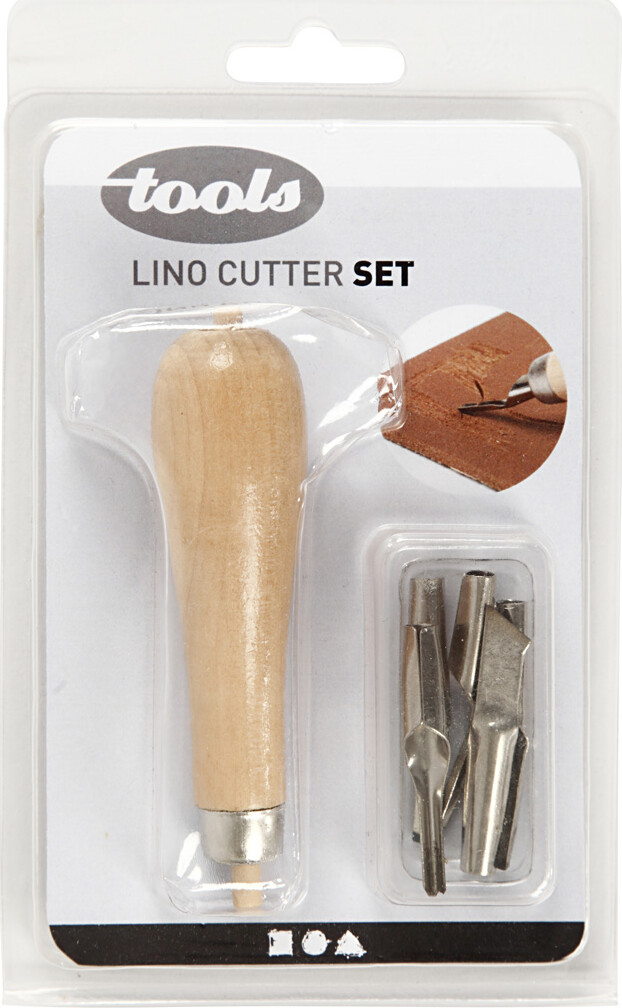Linoleumssæt - 5 Assorterede