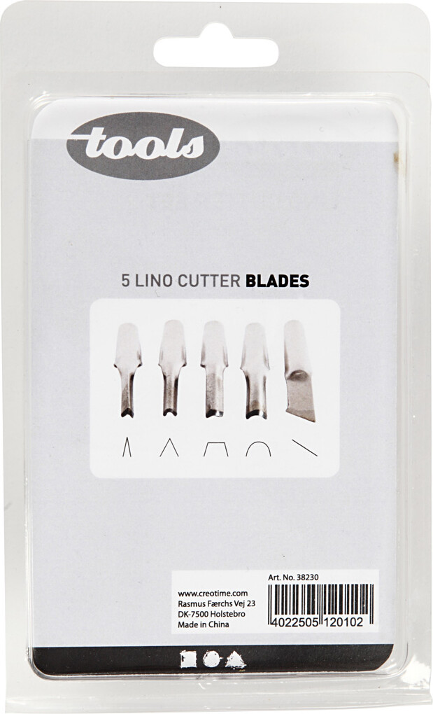 Linoleumssæt - 5 Assorterede