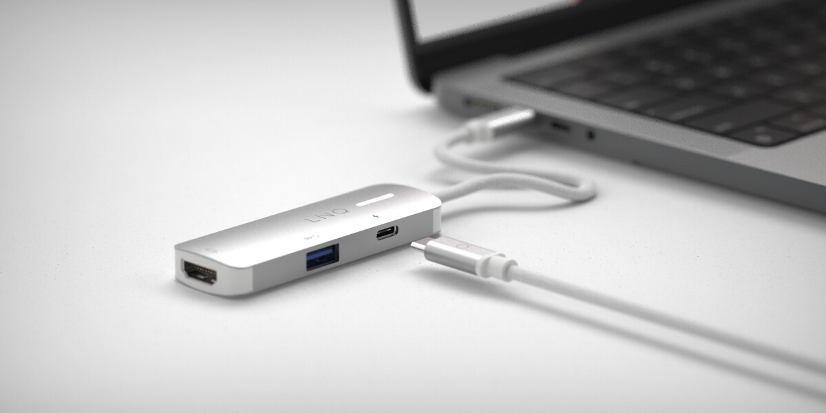 Linq - 3In1 140W Usb-C Multiport Hub