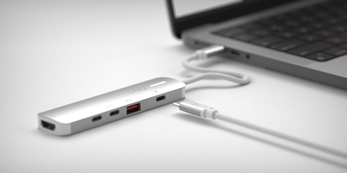 Linq - 5In1 Pro 140W Usb-C Multiport Hub