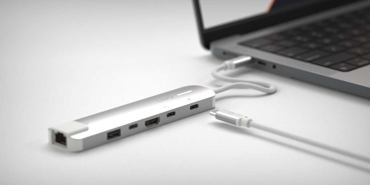 Linq - 6In1 Pro 140W Usb-C Multiport Hub