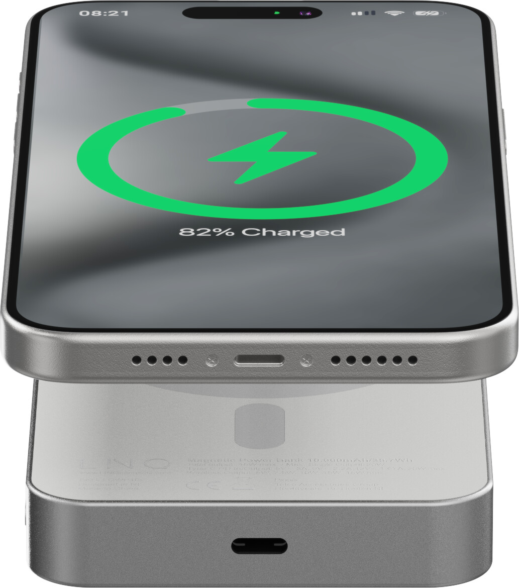 Linq - Magnetic Wireless Power Bank 10000 Mah
