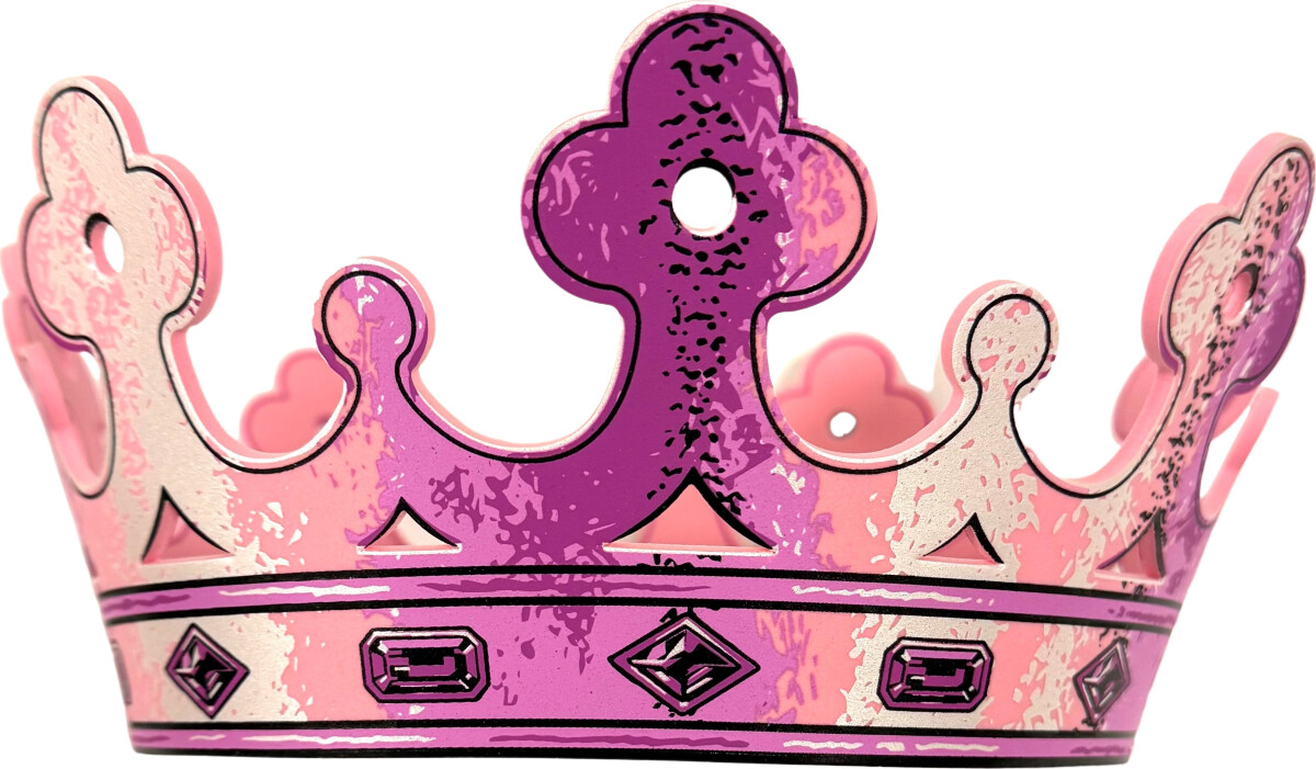 Liontouch - Prinsessekrone Udklædning Til Børn - Pink