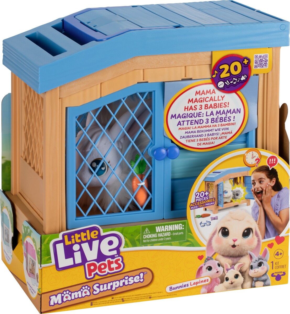 Little Live Pets - Mama Surprise Bunny Playset