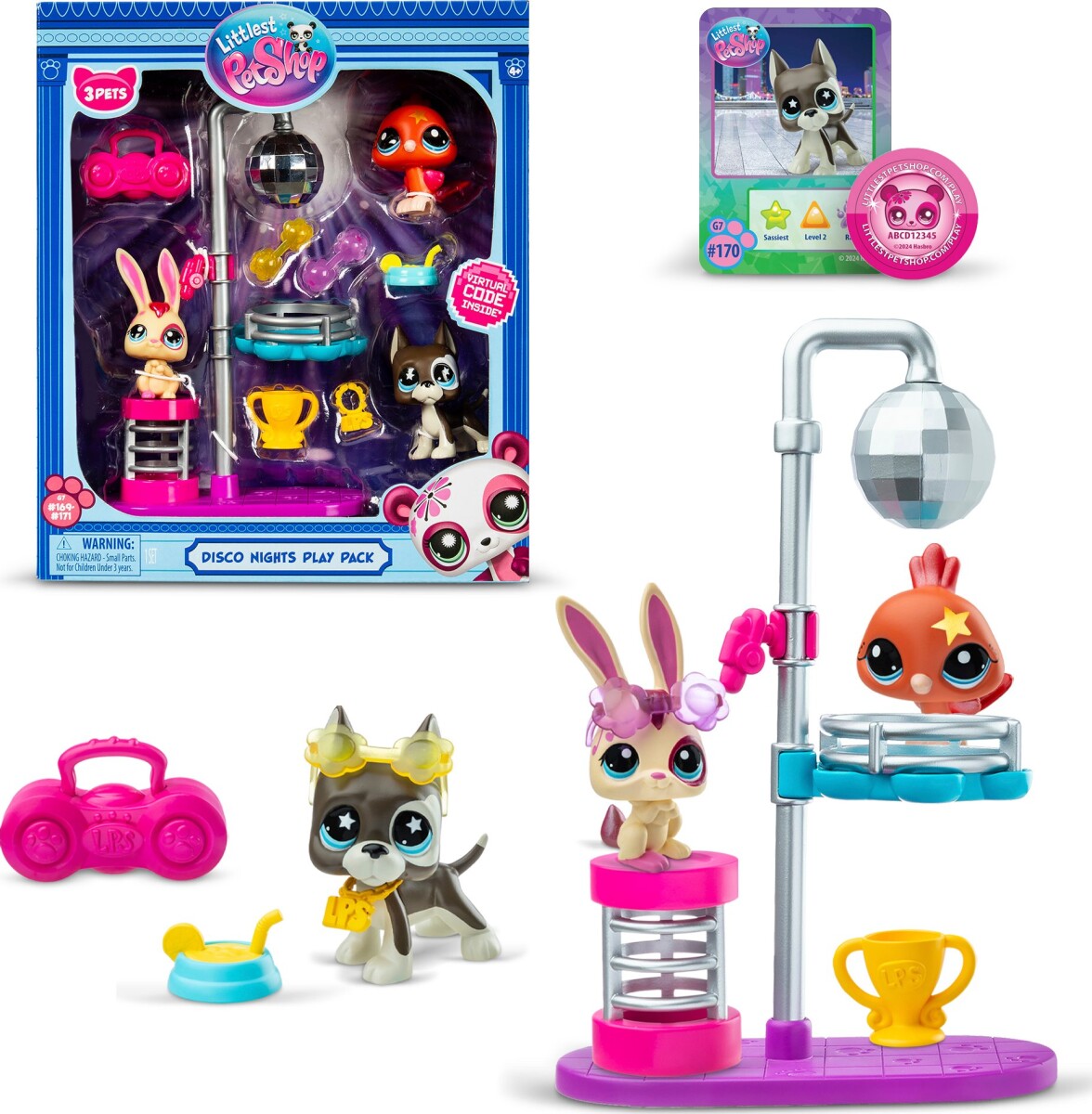 Littlest Pet Shop - Disco Nights Play Pack - 00637