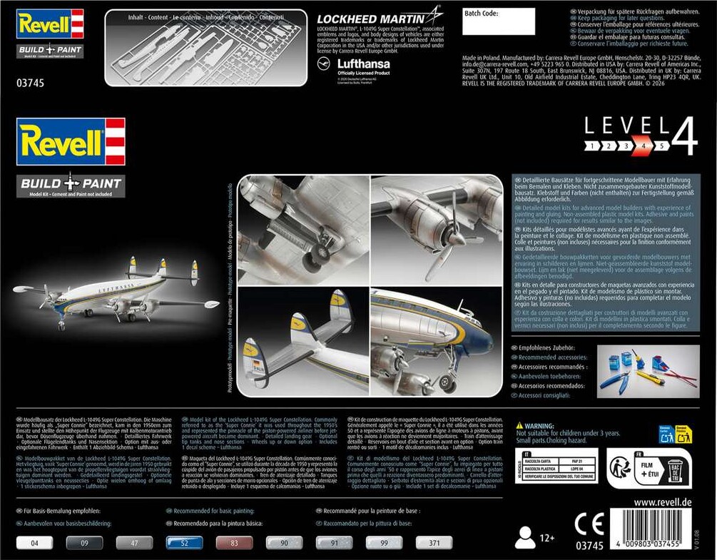 Revell 03745 - Lockheed L1049G Super Constellation - 1 144