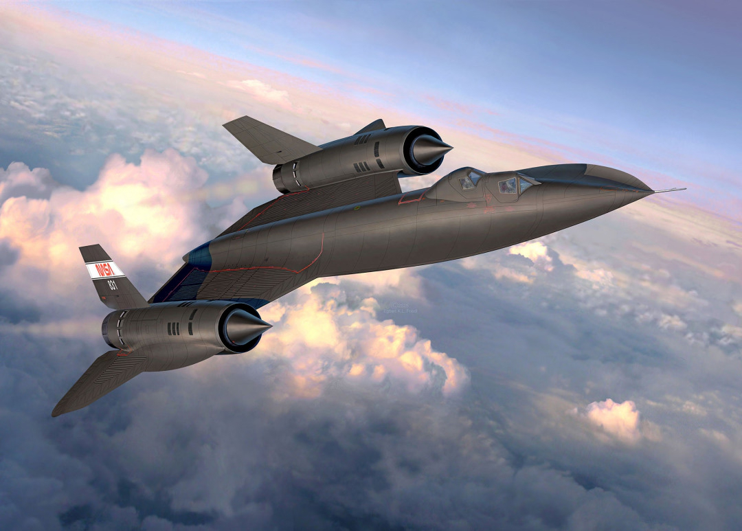 Revell 03751 - Lockheed Sr-71B Blackbird - Build Paint - 1 48