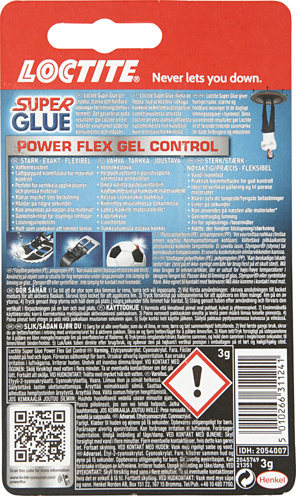 Loctite Power Flex Sekundlim - 3 G 1 Stk