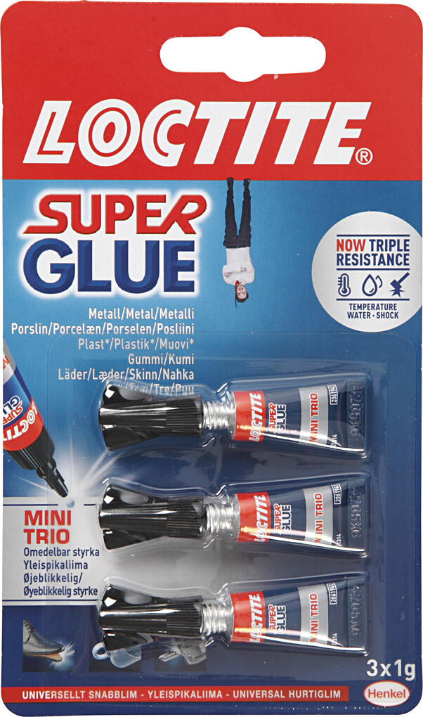 Loctite Super Glue 3 G Se tilbud og køb på Gucca.dk