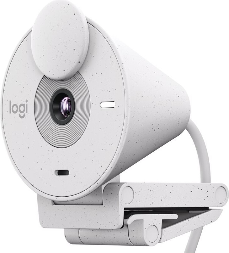 Logitech - Brio 300 - Full Hd Webcam - Off-White