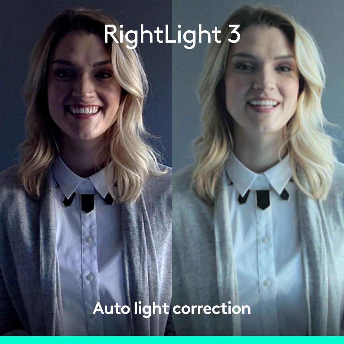 Logitech - Brio 4K Business Webcam - Sort