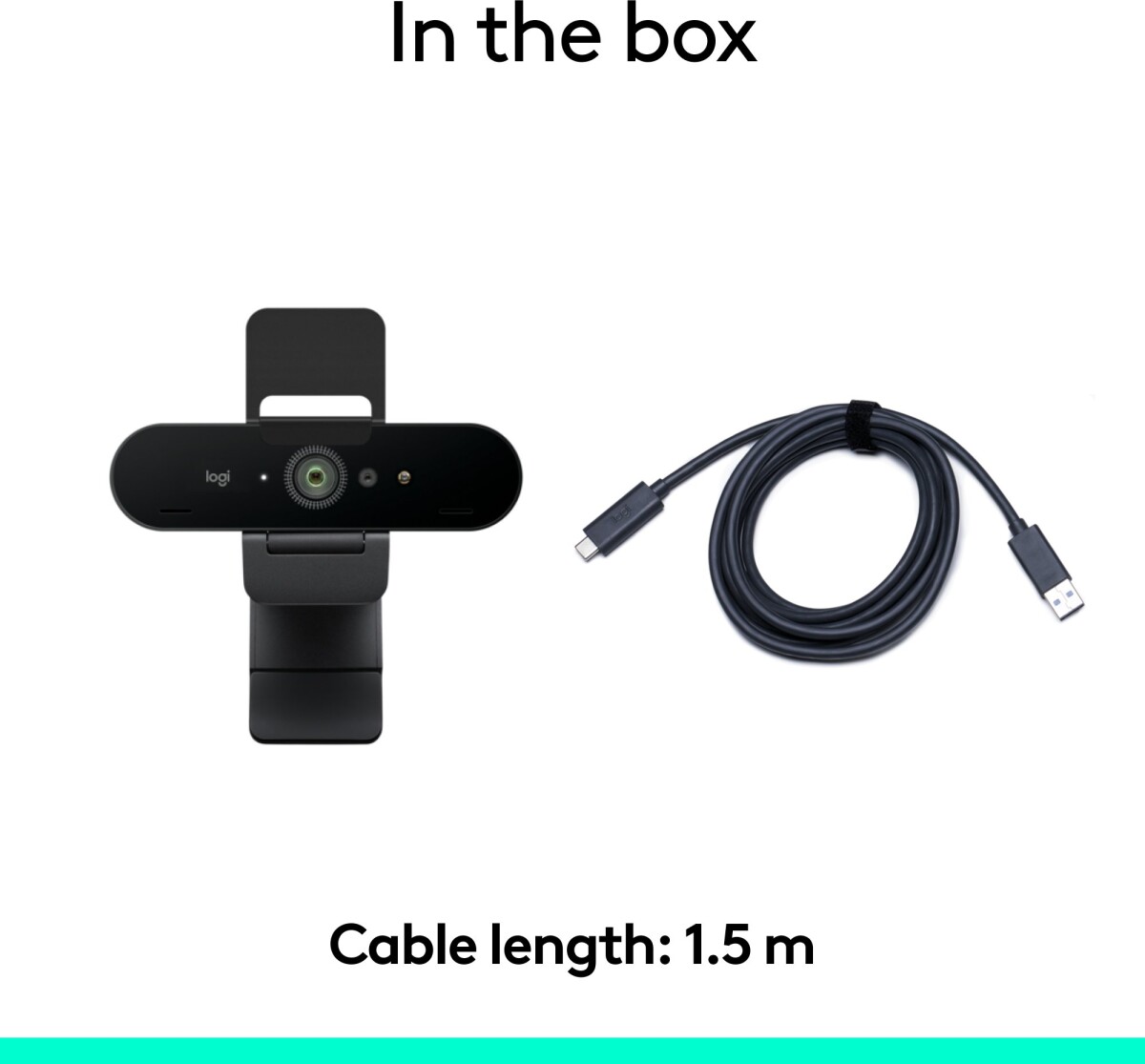 Logitech - Brio 4K Business Webcam - Sort