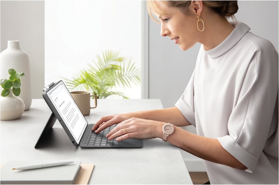 Logitech Combo Touch - Ipad 7Th Gen - Graphite - Nordisk