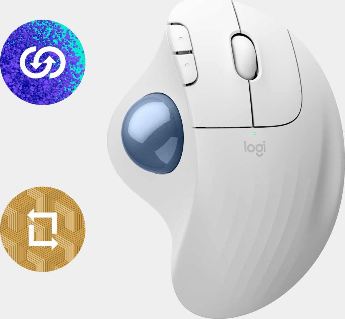 Logitech - Ergo M575S Wireless Trackball