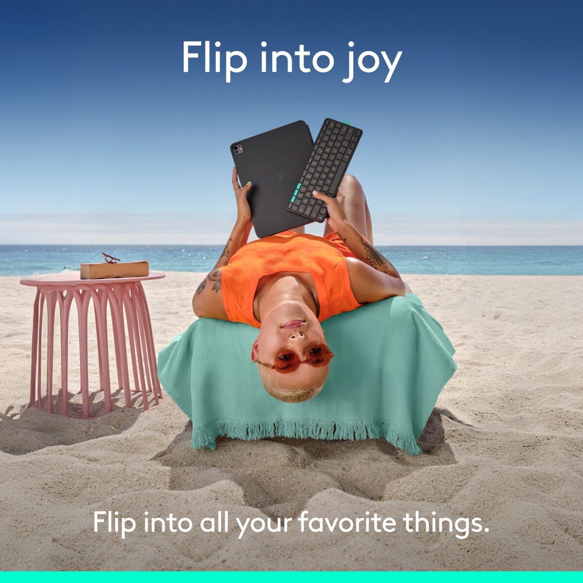 Logitech - Flip Folio Til Ipad Pro Air 13 - Graphite