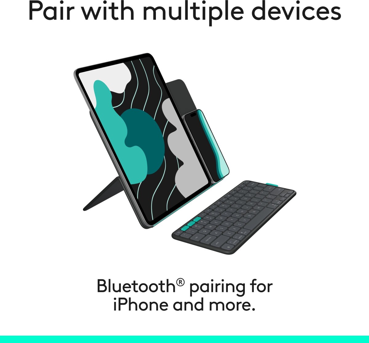 Logitech - Flip Folio Til Ipad Pro Air 13 - Graphite