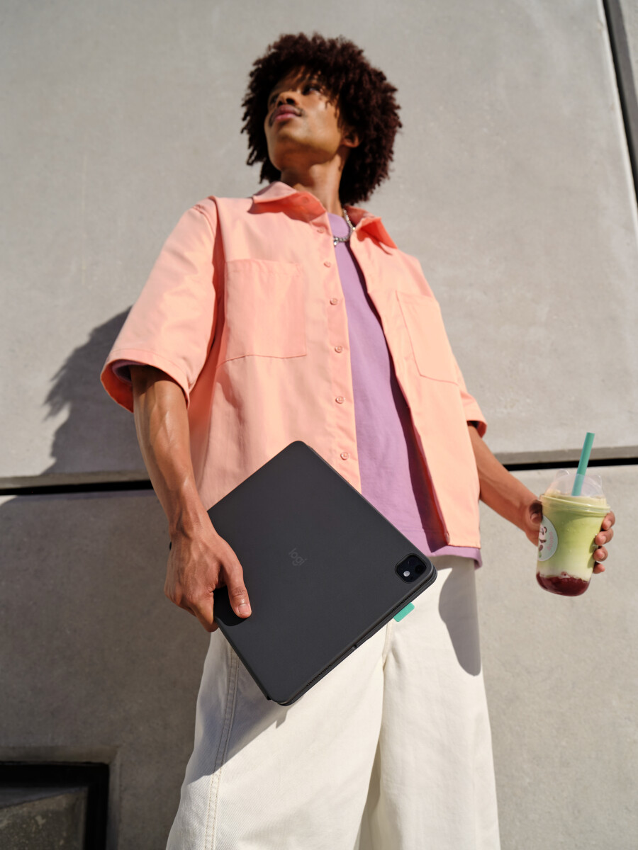 Logitech - Flip Folio Til Ipad Pro Air 13 - Graphite