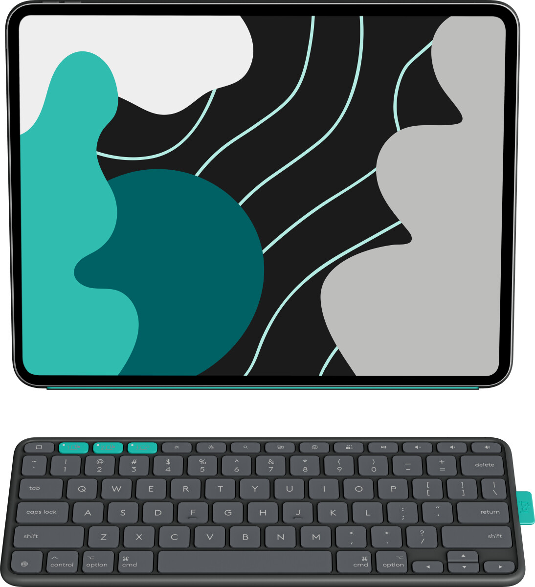 Logitech - Flip Folio Til Ipad Pro Air 13 - Graphite