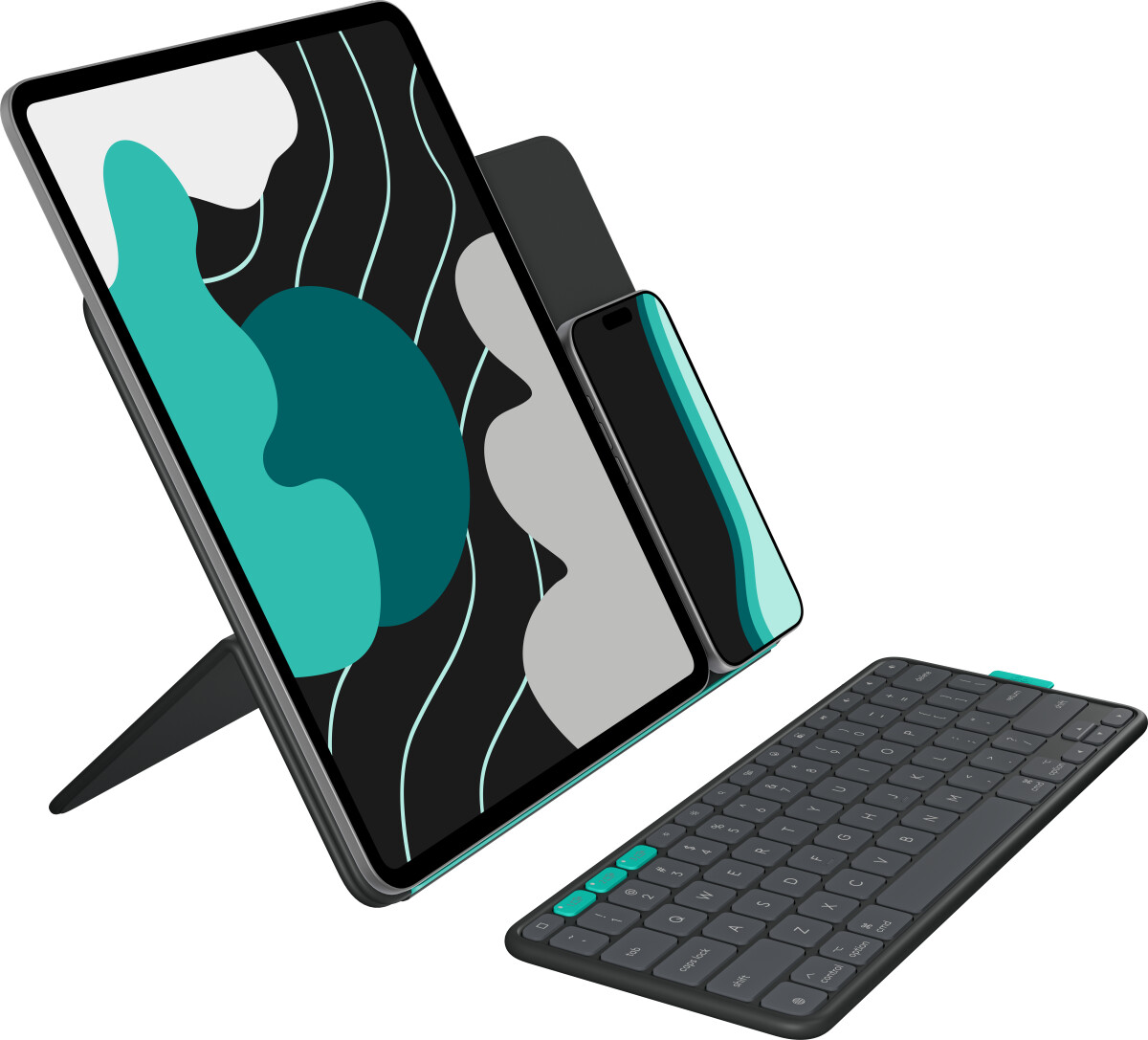 Logitech - Flip Folio Til Ipad Pro Air 13 - Graphite