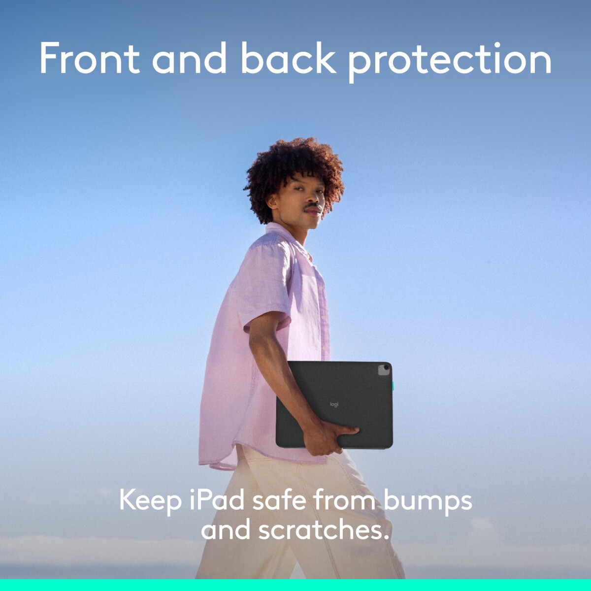 Logitech - Flip Folio Til Ipad Pro Air 13 - Graphite