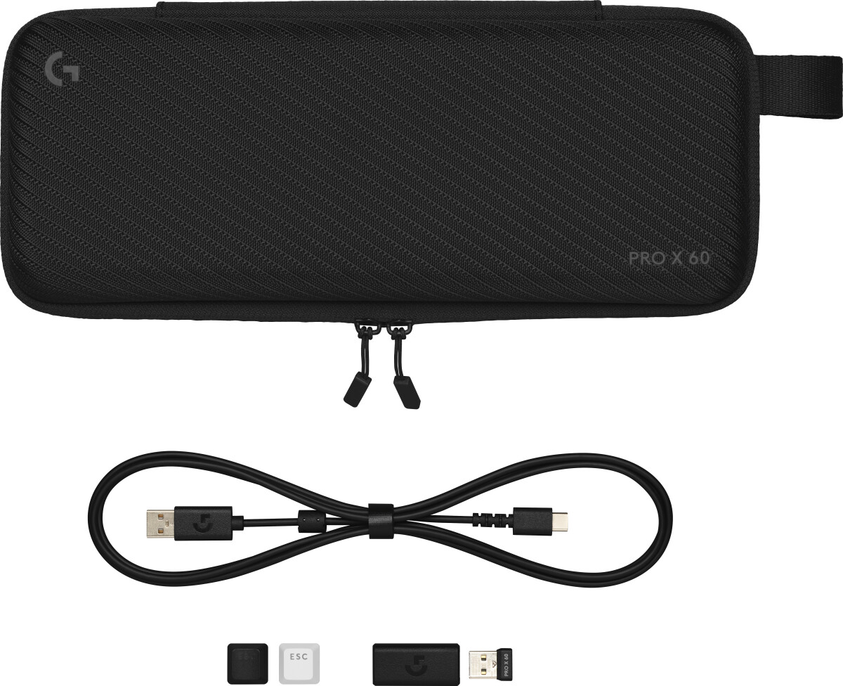 Logitech - G Pro X 60 Lightspeed Wireless Gaming Keyboard - Nordic