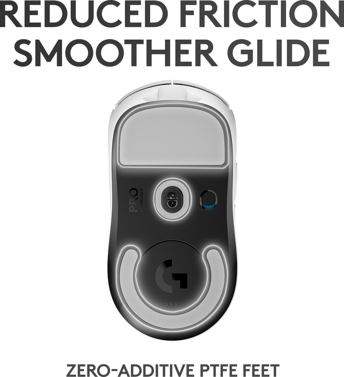 Logitech - G Pro X Superlight Trådløs Gaming Mus - Hvid