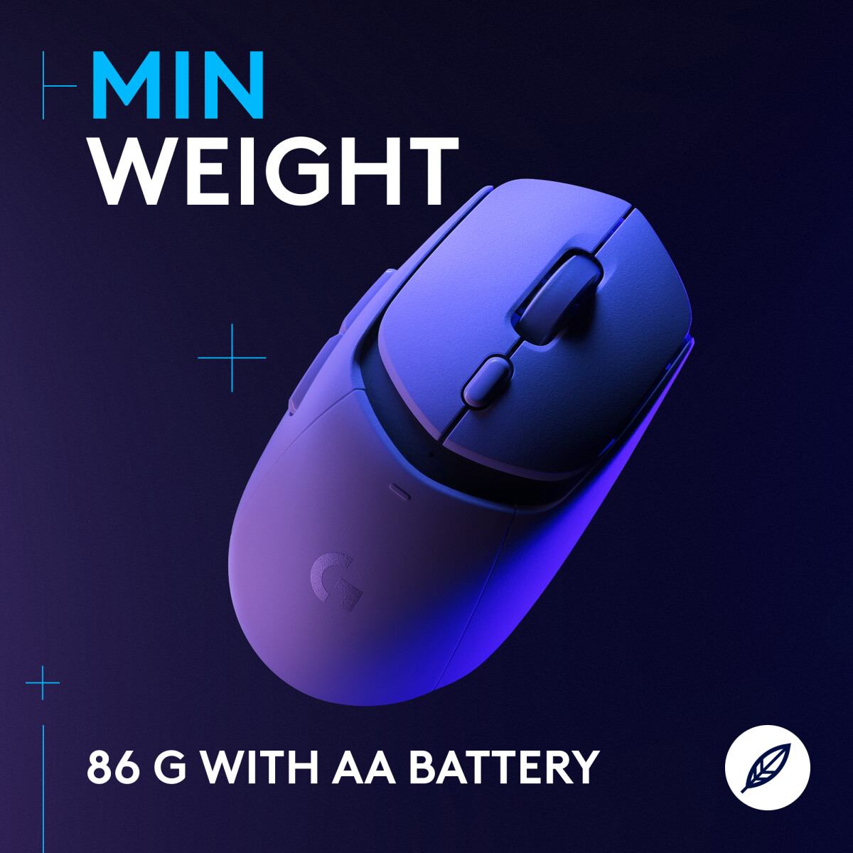 Logitech - G309 Lightspeed Trådløs Gaming Mus - Hvid