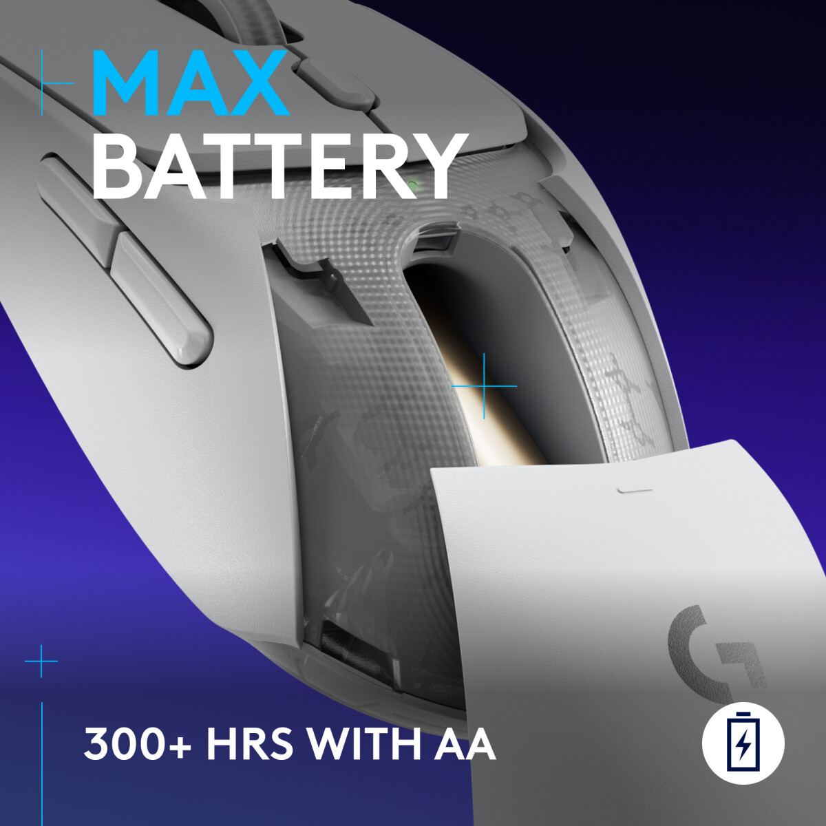 Logitech - G309 Lightspeed Trådløs Gaming Mus - Hvid