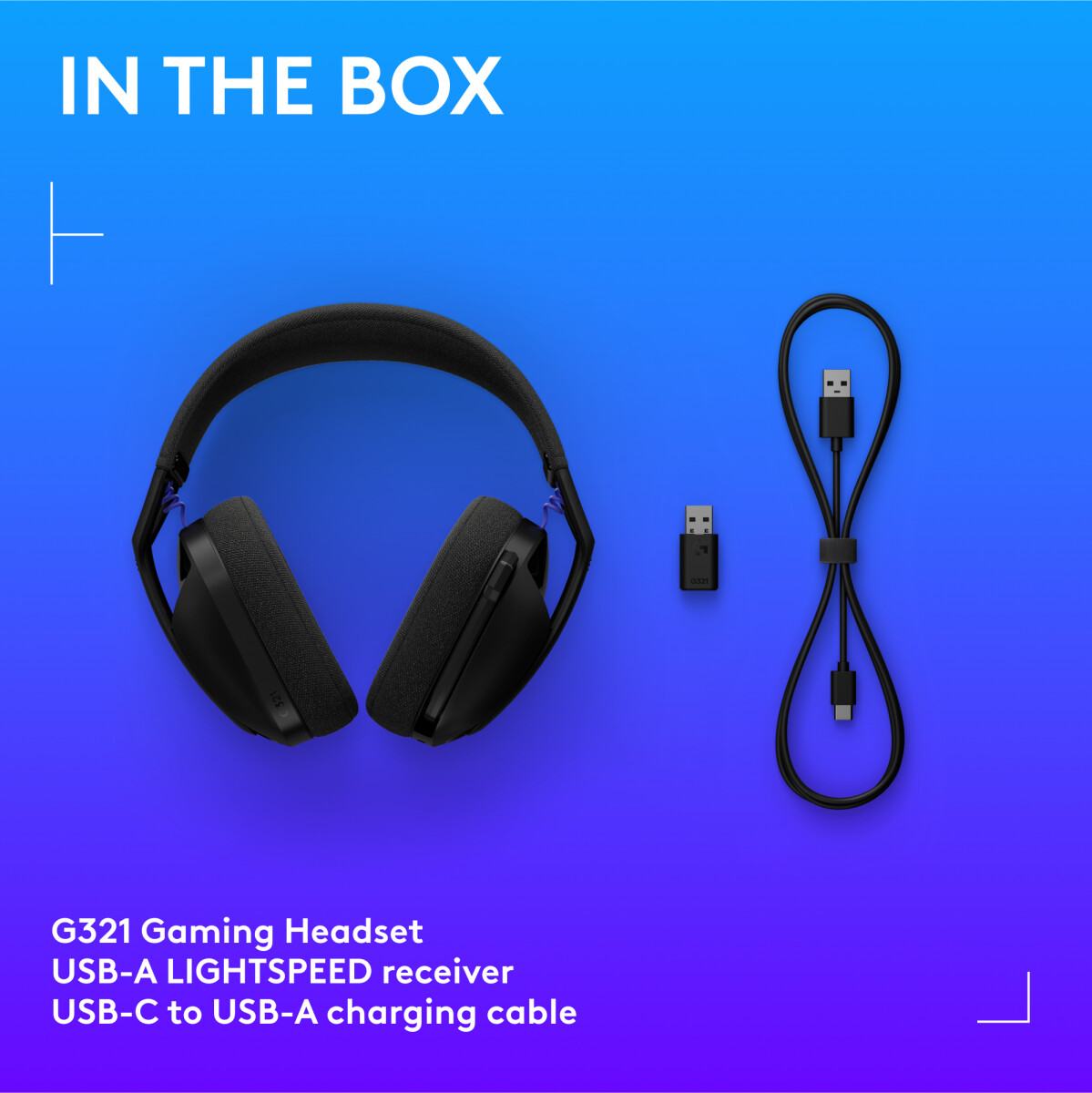 Logitech - G321 Lightspeed Headset