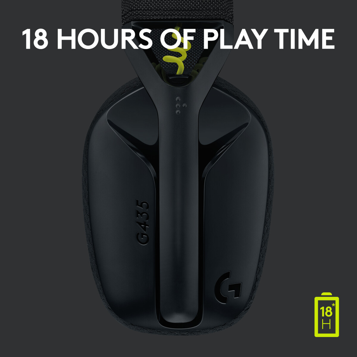 Logitech G435 Lightspeed - Trådløst Gaming Headset - Sort